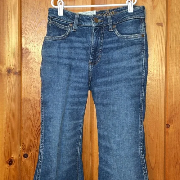 Wrangler retro women’s flare western jeans size 25X30 cowgirl rodeo jeans NWT - Picture 4 of 13